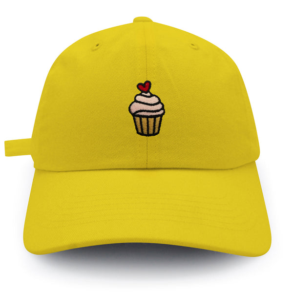 Pink Muffin Dad Hat Embroidered Baseball Cap Cupcakes Snack