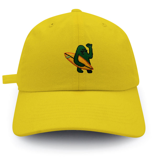 Hola Dad Hat Embroidered Baseball Cap Surfing Green