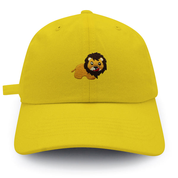 Lion Dad Hat Embroidered Baseball Cap Zoo King