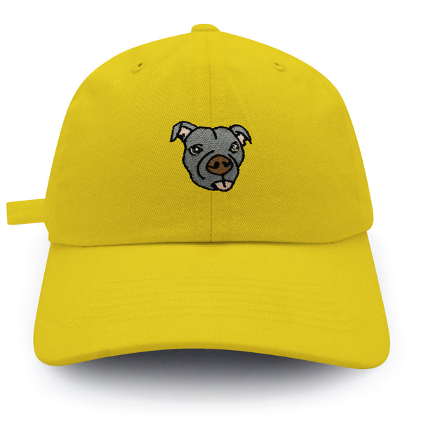 Pitbull Dad Hat Embroidered Baseball Cap Dog Puppy