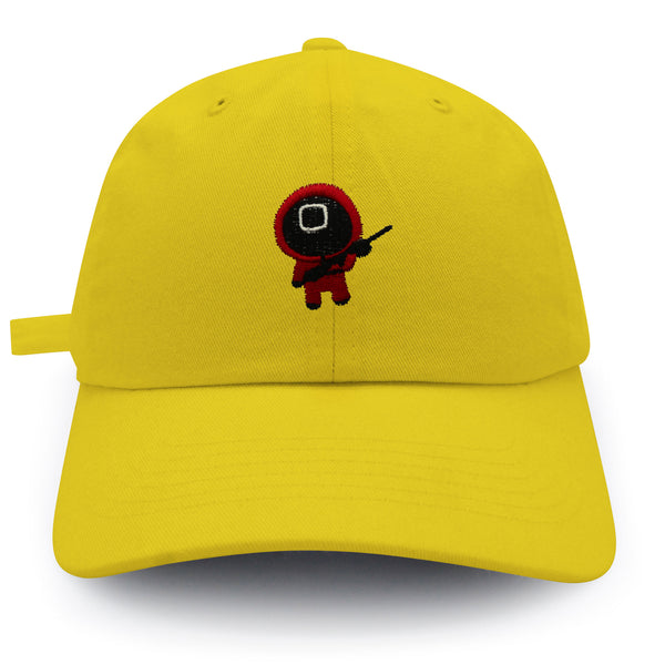 Squidman Dad Hat Embroidered Baseball Cap Game Death