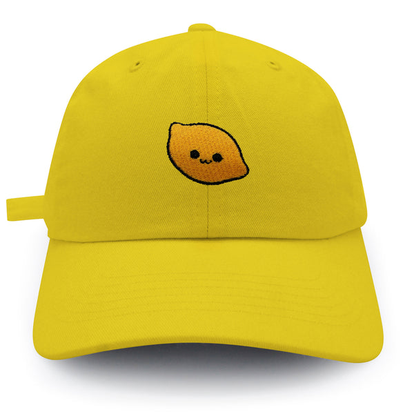 Lemon Dad Hat Embroidered Baseball Cap Citrus Lime