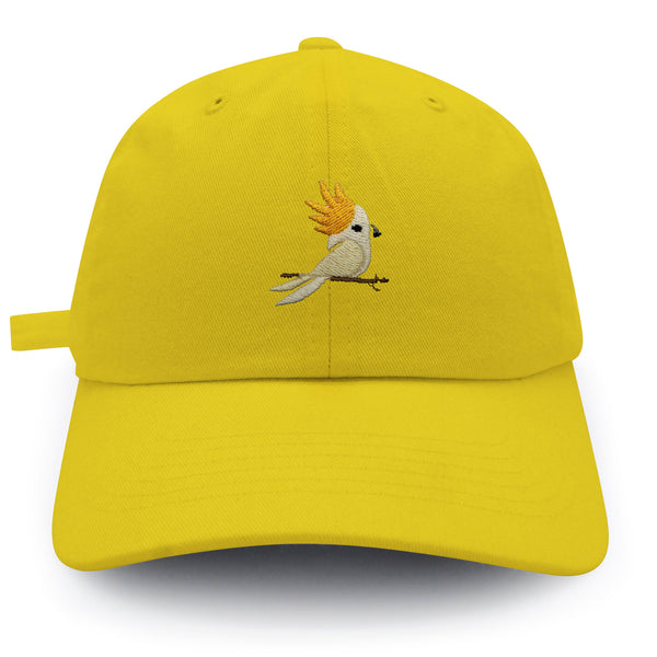 Cockatoo Dad Hat Embroidered Baseball Cap Parrot Bird