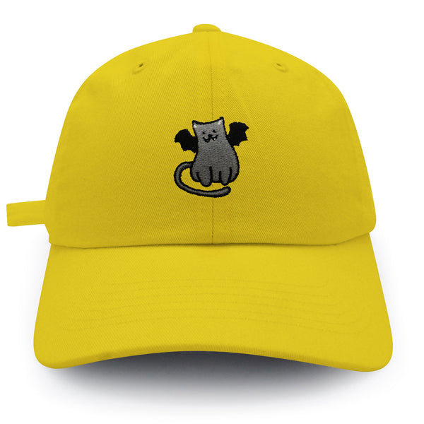 Bat-cat Dad Hat Embroidered Baseball Cap Cat Kitty