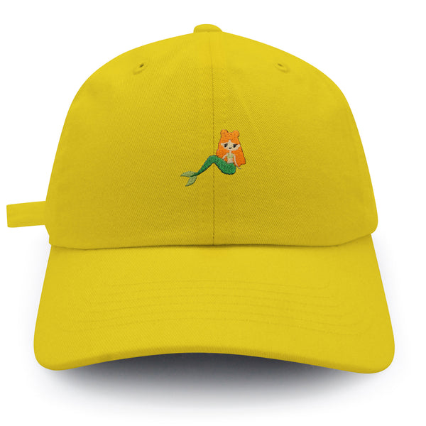 Mermaid Dad Hat Embroidered Baseball Cap Fish Girl