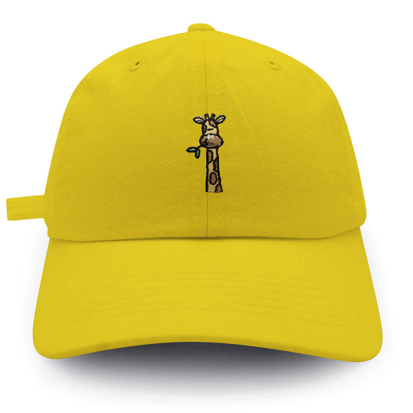 Giraffe Dad Hat Embroidered Baseball Cap Zoo Wild Animal