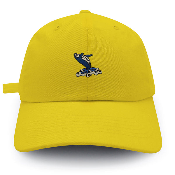 Whale Dad Hat Embroidered Baseball Cap Ocean Fish