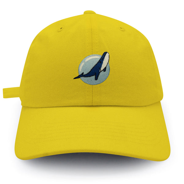 Whale Dad Hat Embroidered Baseball Cap Fishing Nature