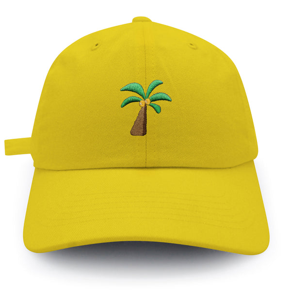 Palm Tree Dad Hat Embroidered Baseball Cap Coconut