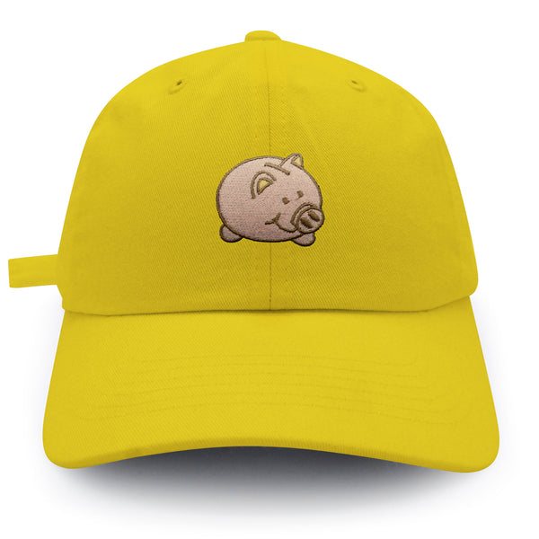 Piggy Bank Dad Hat Embroidered Baseball Cap Coin