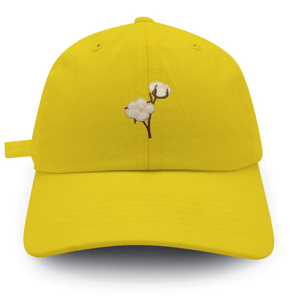 Cotton Flower Dad Hat Embroidered Baseball Cap Tree