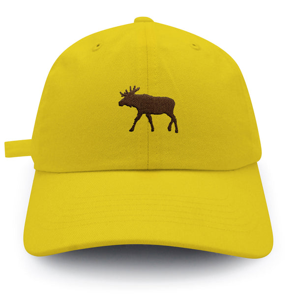 Moose Dad Hat Embroidered Baseball Cap Elk Hunting