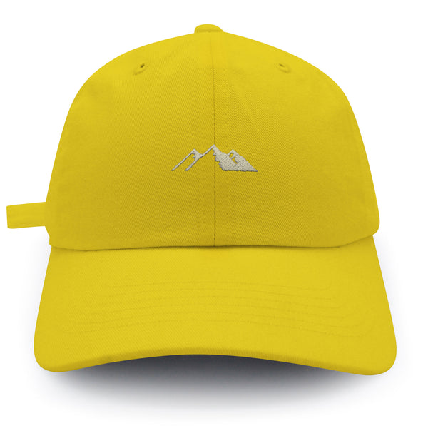 Mountain Dad Hat Embroidered Baseball Cap Snowy