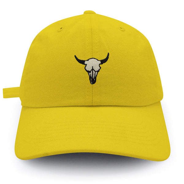 Bull Skull  Dad Hat Embroidered Baseball Cap Cowboy