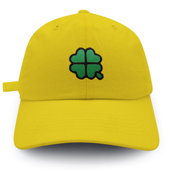 Four Leaf Clover  Dad Hat Embroidered Baseball Cap Clove Lucky