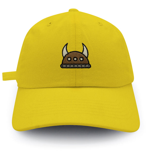 Horned Viking Helmet  Dad Hat Embroidered Baseball Cap Cartoon