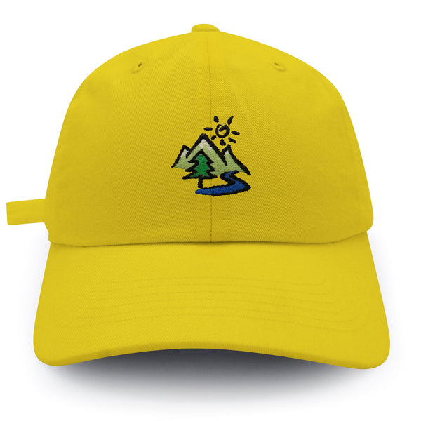 Mountain Dad Hat Embroidered Baseball Cap Image