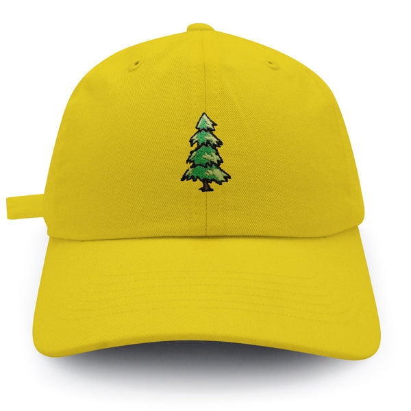 Pine Tree Dad Hat Embroidered Baseball Cap Mountain