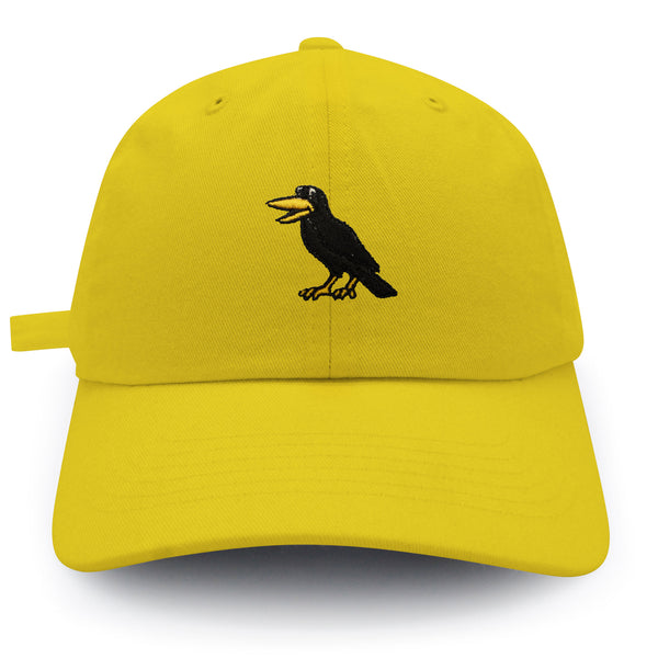 Crow Dad Hat Embroidered Baseball Cap Bird