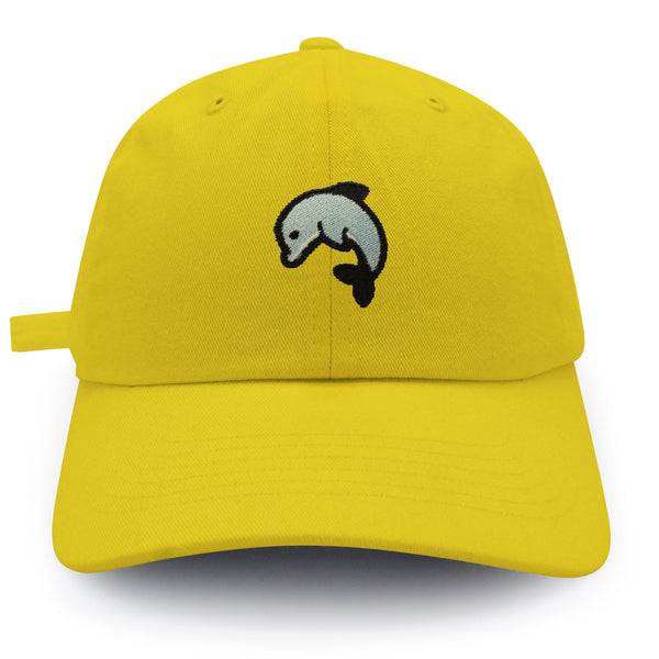 Dolphin Dad Hat Embroidered Baseball Cap Ocean Cute