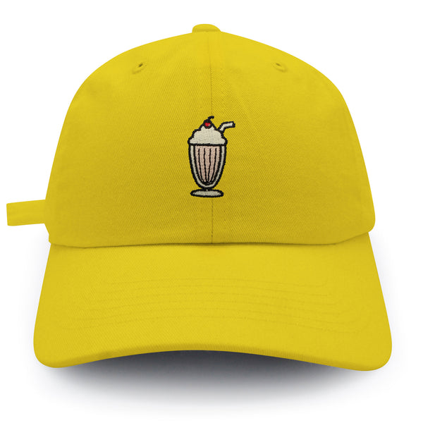 Milkshake Dad Hat Embroidered Baseball Cap Foodie