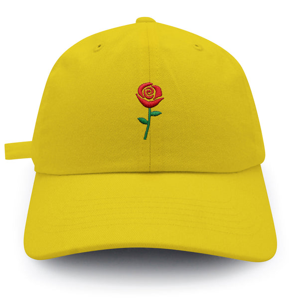 Rose Dad Hat Embroidered Baseball Cap Flower