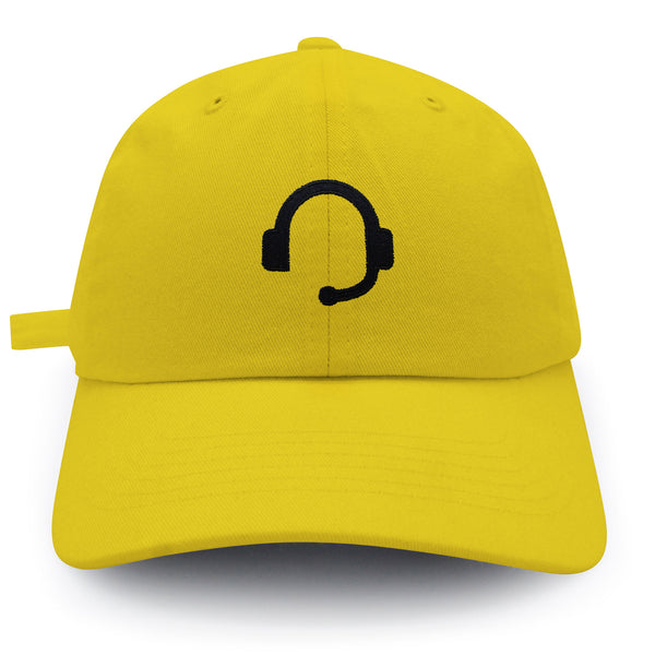 Gaming Headphones Dad Hat Embroidered Baseball Cap Symbol