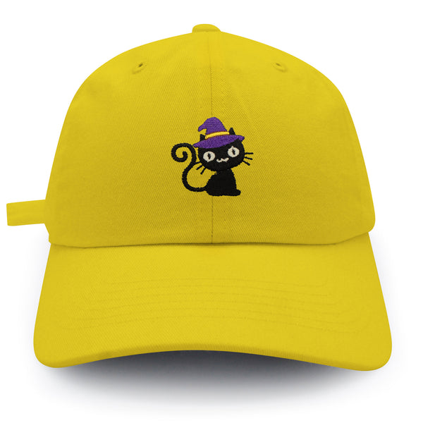 Halloween Cat Dad Hat Embroidered Baseball Cap Cute