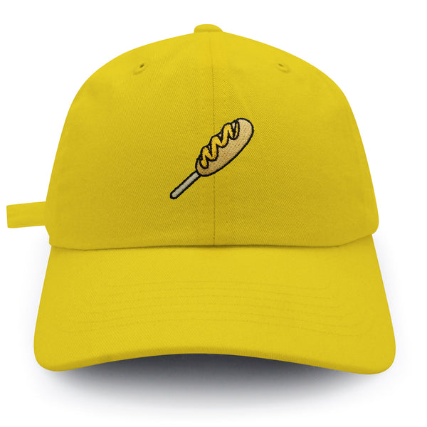 Corndog Dad Hat Embroidered Baseball Cap Foodie