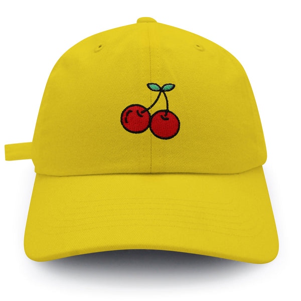 Cherries Dad Hat Embroidered Baseball Cap Fruit