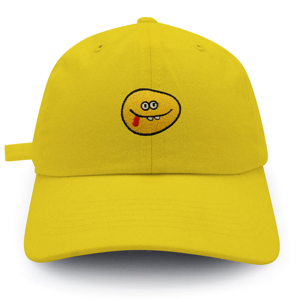 Silly Face Dad Hat Embroidered Baseball Cap Emoji