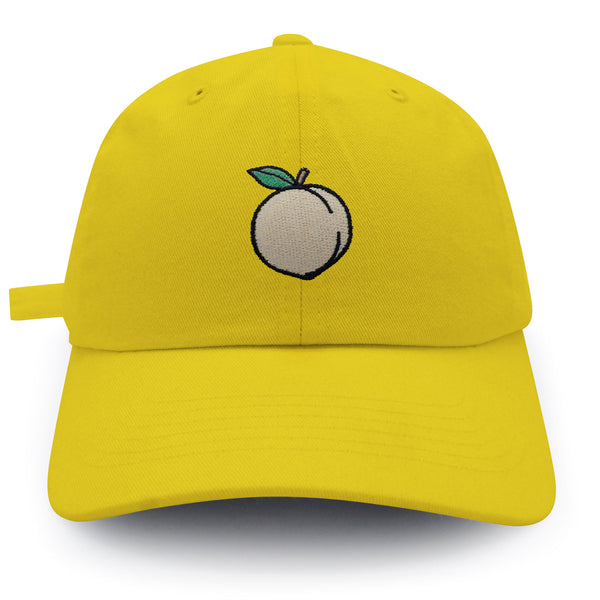 Peach Dad Hat Embroidered Baseball Cap Cobbler Fruit