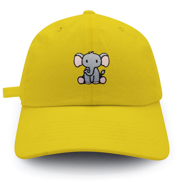 Sitting Elephant Dad Hat Embroidered Baseball Cap Cute Sitting