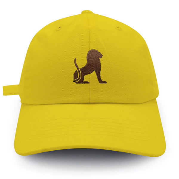 Egyptian Lion Dad Hat Embroidered Baseball Cap Egyptian Hieroglyphs