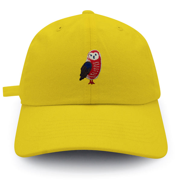 American Owl Dad Hat Embroidered Baseball Cap Cute Bird