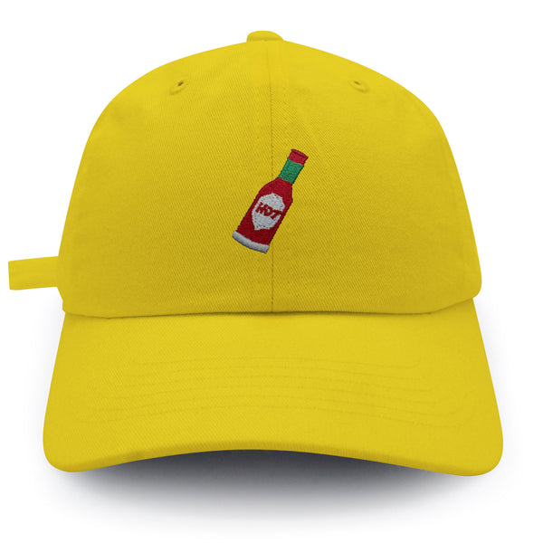 Hot Sauce Bottle Dad Hat Embroidered Baseball Cap