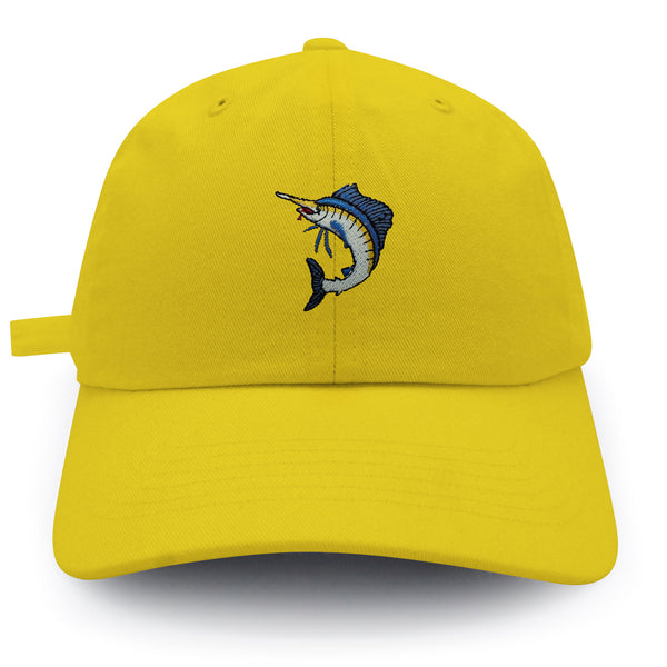 Marlin Dad Hat Embroidered Baseball Cap