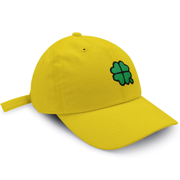 Four Leaf Clover  Dad Hat Embroidered Baseball Cap Clove Lucky