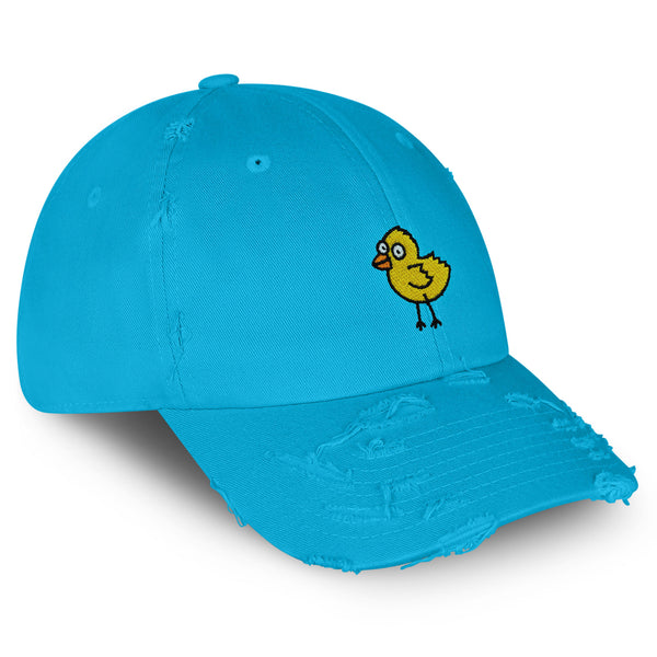 Bird Vintage Dad Hat Frayed Embroidered Cap cute Bird