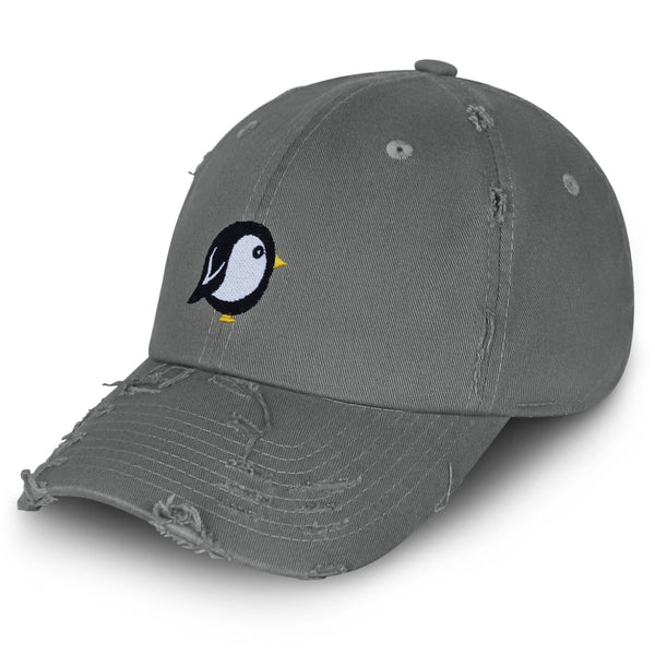 Penguin Vintage Dad Hat Frayed Embroidered Cap Club