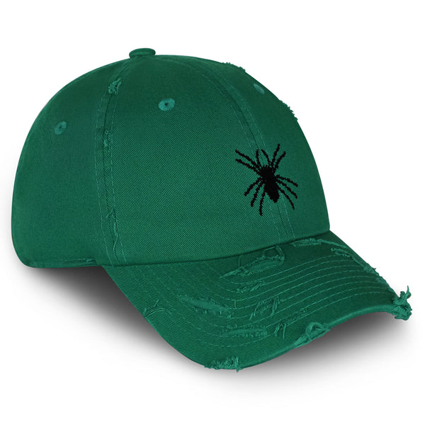 Tarantula Spider Vintage Dad Hat Frayed Embroidered Cap Insect