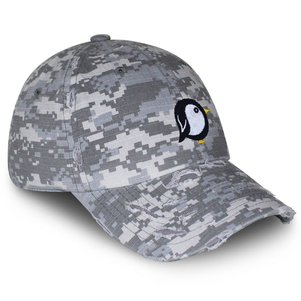 Penguin Vintage Dad Hat Frayed Embroidered Cap Club