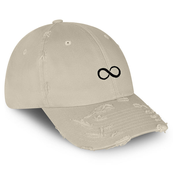 Infiniti Vintage Dad Hat Frayed Embroidered Cap Symbol Loop