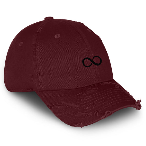 Infiniti Vintage Dad Hat Frayed Embroidered Cap Symbol Loop