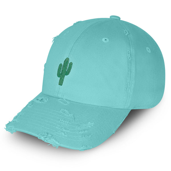 Cactus Vintage Dad Hat Frayed Embroidered Cap Desert