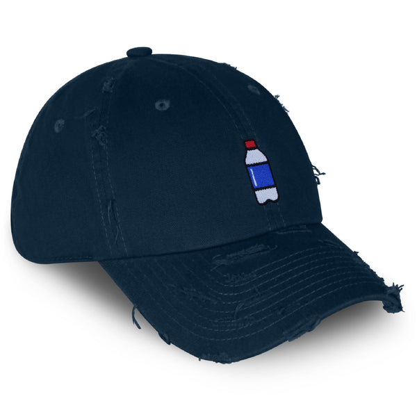 Plastic Water Bottle Vintage Dad Hat Frayed Embroidered Cap Random Image