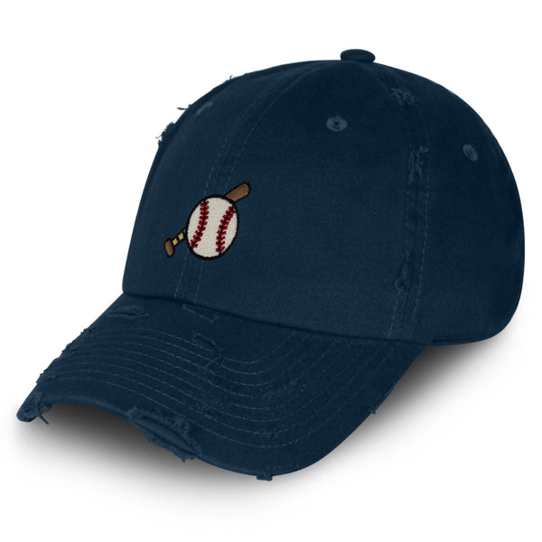 Baseball Vintage Dad Hat Frayed Embroidered Cap Sports Game