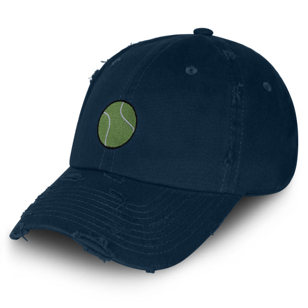 Tennis Ball Vintage Dad Hat Frayed Embroidered Cap Fan Sharapova, Tennis