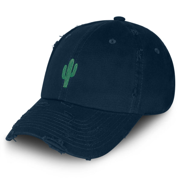 Cactus Vintage Dad Hat Frayed Embroidered Cap Desert