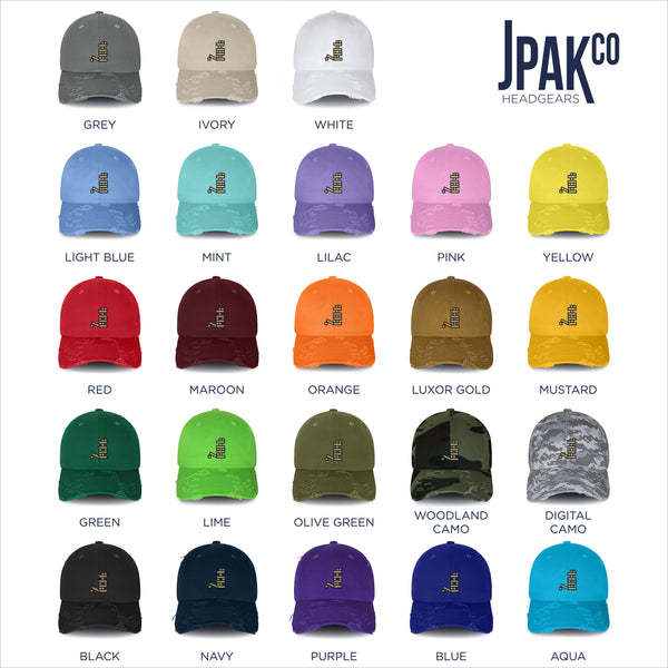 Jenga Vintage Dad Hat Frayed Embroidered Cap Game